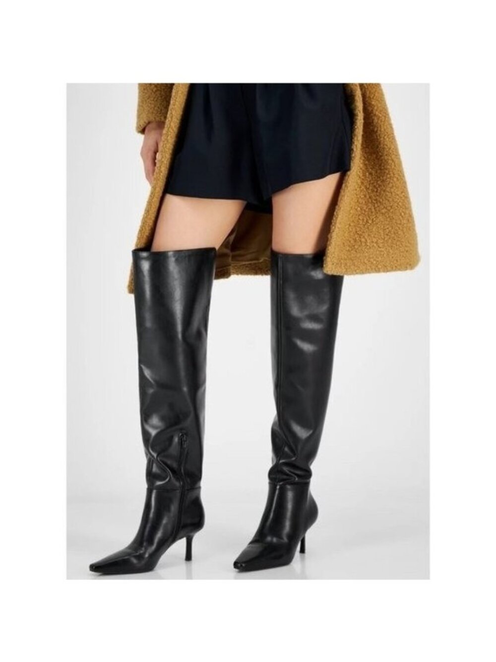 I.N.C. International Concepts Jackston Over The Knee Boots Black 8.5 MSRP $179